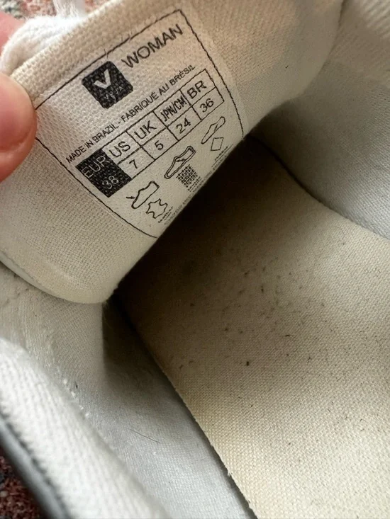 Veja Esplar Bi-Color Low-Top sneakers in white/black Size 7 - Picture 8 of 8